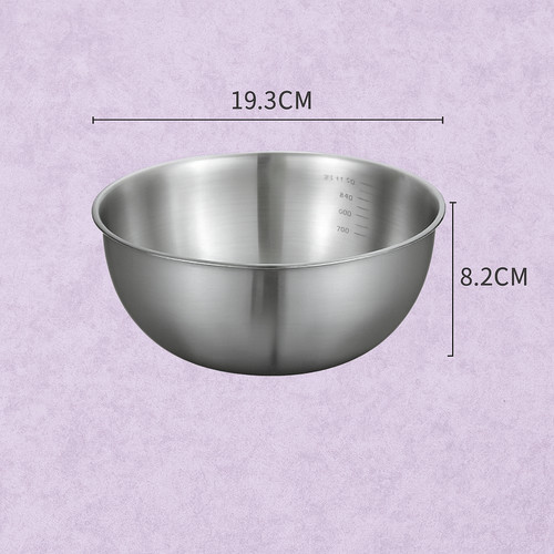 Stainless steel mixing bowl - stainless,