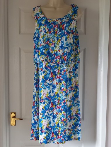 Adini blue viscose - blue, sleeveless