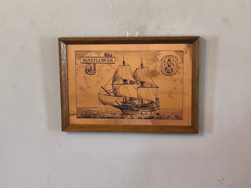 Vintage framed copper - framed,