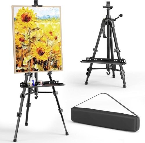Adjustable aluminium easel - aluminium,