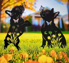 2pcs Acrylic Black French