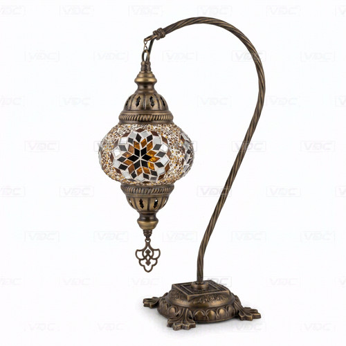 Amber turkish mosaic table - amber,
