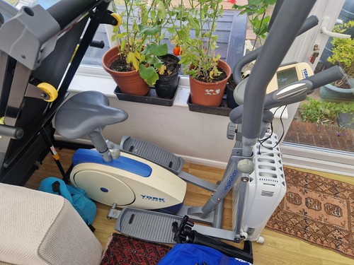 York upright exercise bike - york,