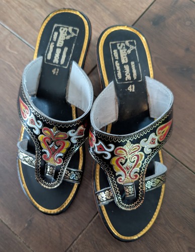 Vintage 70s boho leather hand - 70s,