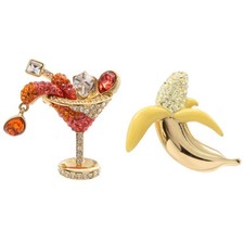 Swarovski Brooch Set No Regrets Collection Brooches Pins Jewellery NEW GENUINE