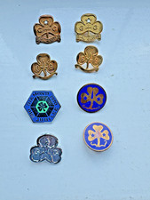8 Various Girl Guides Badges
