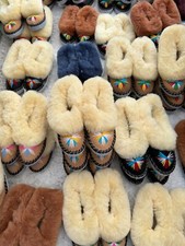 Women’s Slipper Boots 100% Leather With Sheepskin Wool Lining