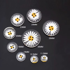 Daisy Flower Buttons