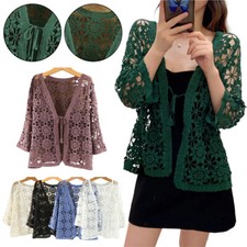 Ladies Floral Crochet Lace