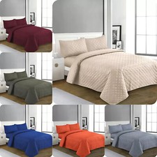 3 Piece Bedspread Soft Quilted