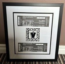 MADNESS - Two Unused Spanish Concert Tickets Professionally Mounted & Framed