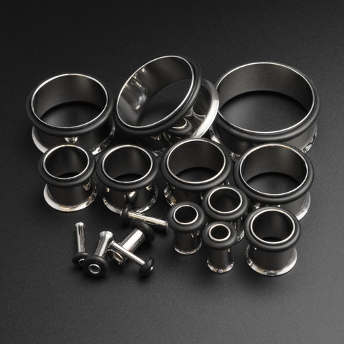 Ear stretching kit flesh - ear,