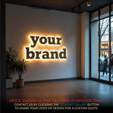 Custom Backlit 3D Channel Letters Sign | LED Storefront & Indoor/Outdoor Signage