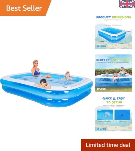 Stylish blue inflatable family - stylish,