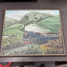 Vintage Oil Painting On Board