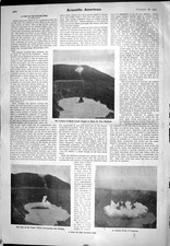 Old 1905 Volcano Poas Mountain Form Eruption Rise Vapor Black Liquid 20th