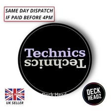 Technics slipmat black with - black,