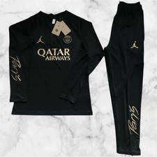 PSG Tracksuit Gold Black -