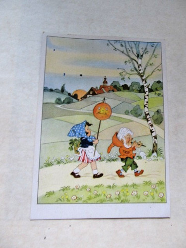 Old postcard fritz - old, baumgarten