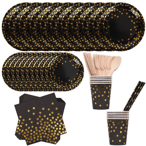 Disposable party tableware set - disposable,