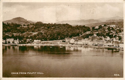 Oban from pulpit - from,