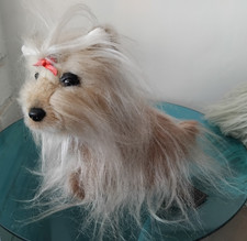 VINTAGE 1996 AURORA CLASSIC LONG HAIRED YORKSHIRE TERRIER SOFT TOY