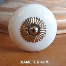 Vintage Ceramic Door Knobs -