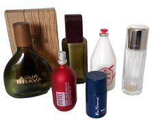 Empty Perfume Aftershave Bottles Agua Brava Diesel Quorum Calvin Klein Old Spice