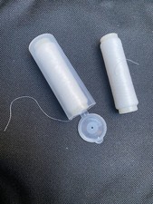 2 X Sea Fishing Bait Elastic With Dispenser 200m Per Spool 0.15mm. Soft baits