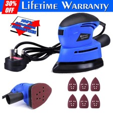 Electric Detail Mouse Palm Hand Sander With Detail Sanding Sheets Heavy Duty DIY