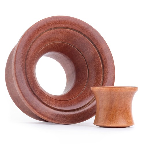 Saba wood mayan flare plug - saba,