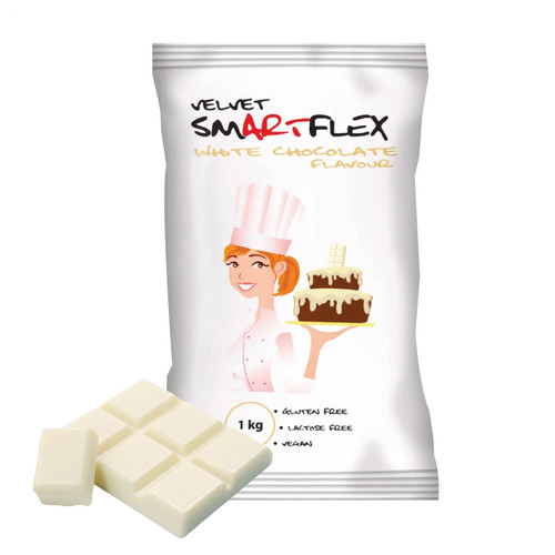 White velvet chocolate - white,