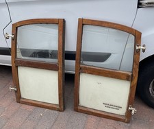 Morris1000 Miinor traveller shaped back doors with oak frames and glazed