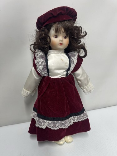 Vintage porcelain doll - vintage,