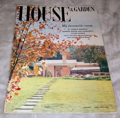 House and garden january 1961 - garden,