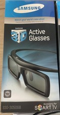 2 Pairs Samsung Smart TV SSG-3050GB 3D Active Glasses in excellent condition.