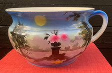 Vintage chamber pot Royal Venton Ware romantic oriental landscape
