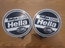 2x HELLA RALLYE 3000 9" BLACK