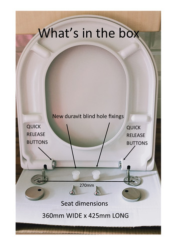 Toilet seat fit duravit - toilet,