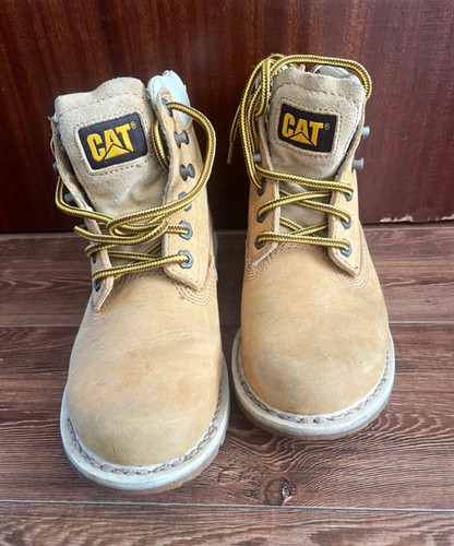 Cat tan nubuck leather - cat,