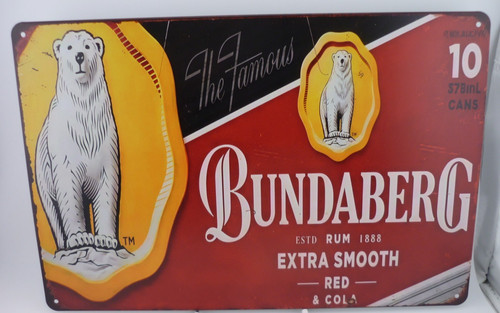 Bundaberg rum polar bear tin - rum,