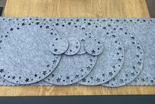 M&S Marks & Spencer Chrostmas Table Runner, Placemats & Coaster Set - Post Next