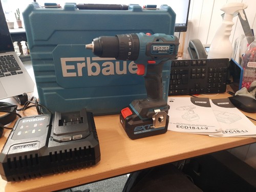 Erbauer combi drill cordless - erbauer,
