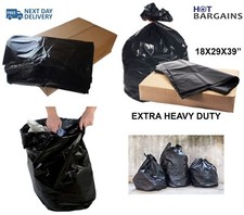 Heavy Duty Black Refuse Sacks