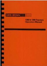 DAVID BROWN CASE TRACTOR 1290 & 1390 OPERATORS MANUAL