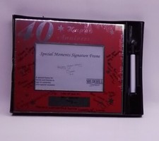 Shudehill 40 Happy Anniversary Special Moment Signature Frame With Marker/pen