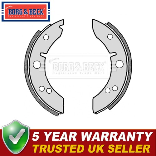 Borg beck rear brake shoes - borg, &