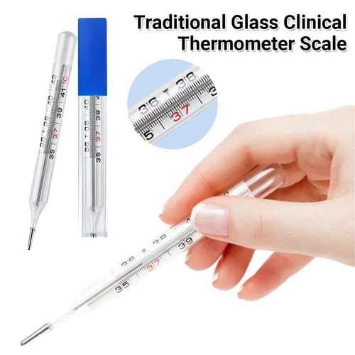 Traditional glass thermometer - glass,