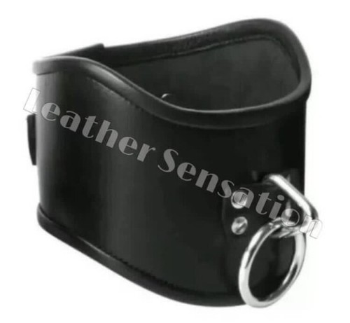 Genuine leather locking corset - genuine,