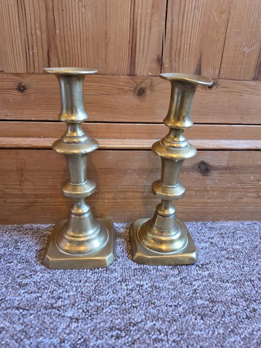 Pair brass victorian - of,